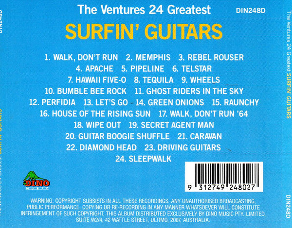 The Ventures : Surfin' Guitars (CD, Comp)