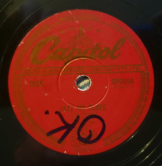 Les Paul / Les Paul And Mary Ford* : Jazz Me Blues / Just One More Chance (Shellac, 10")
