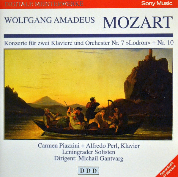 Wolfgang Amadeus Mozart - Carmen Piazzini, Alfredo Perl, Leningrad Soloists, Michail Gantvarg : Konzerte Für 2 Klaviere Und Orchester Nr. 7 "Lodron" Und Nr. 10 (CD)