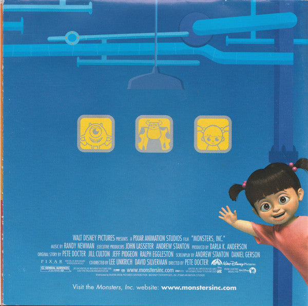 Randy Newman : Monsters, Inc. (An Original Walt Disney Records Soundtrack) (CD, Album)