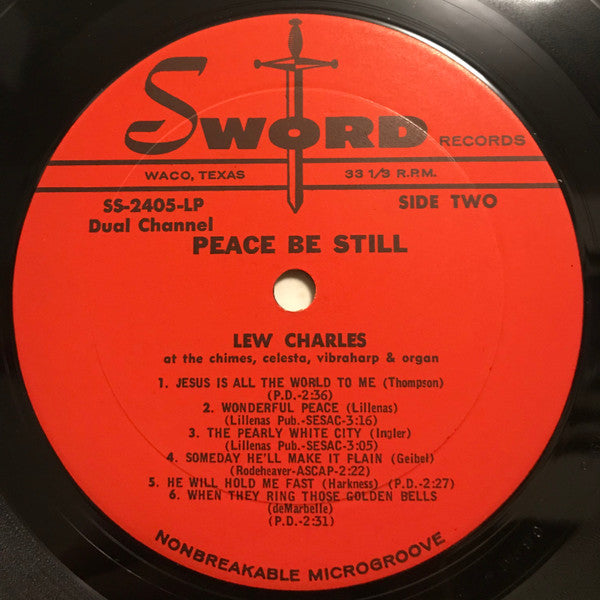 Lew Charles : Peace Be Still (LP)