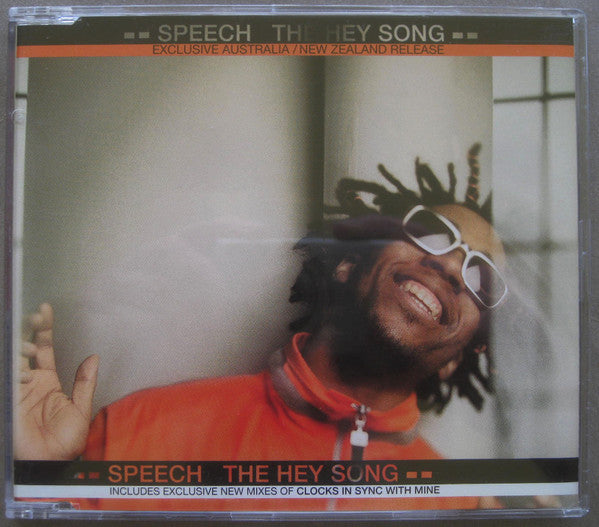 Speech : The Hey Song / Clocks In Sync With Mine (CD, Maxi, Exc)