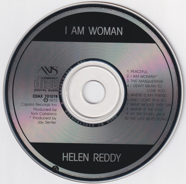 Helen Reddy : I Am Woman (CD, Album)