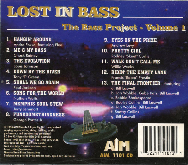 Various : Lost In Bass: The Bass Project Volume 1 (CD, Album, Comp)