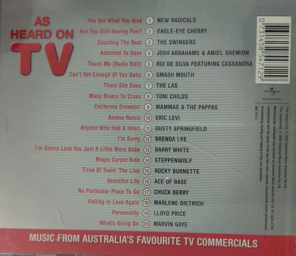 Various : As Heard On TV (CD, Comp)