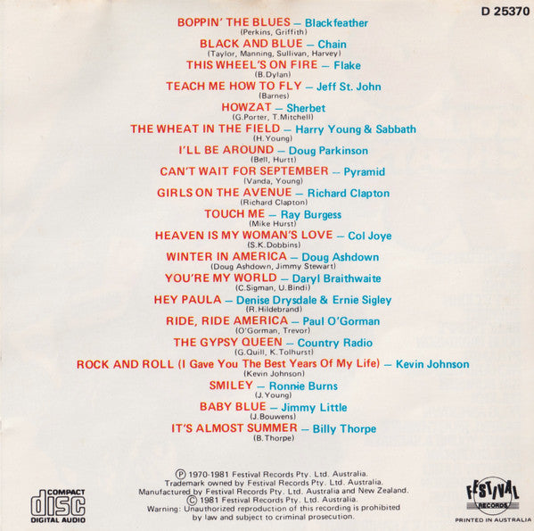 Various : 20 Golden Greats Of The 70's (CD, Comp, RE)