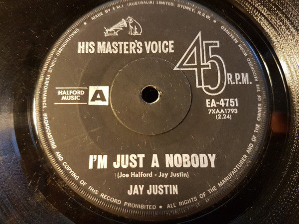 Jay Justin : I'm So Grateful (7", Single)