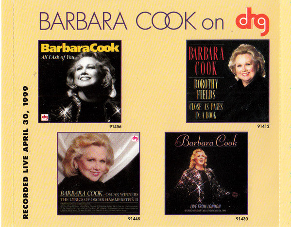 Barbara Cook : The Champion Season: A Salute To Gower Champion (CD, Album)