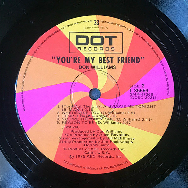 Don Williams (2) : You're My Best Friend (LP, Album)