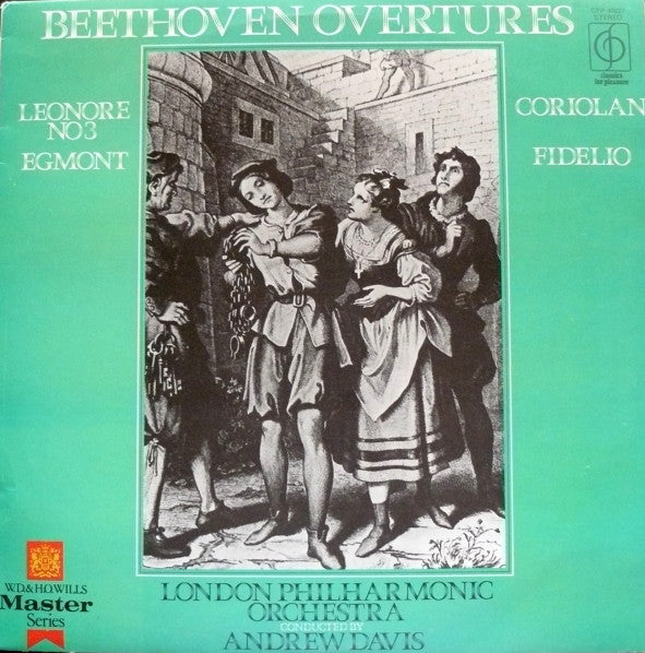 London Philharmonic Orchestra Conducted By Andrew Davis - Ludwig van Beethoven : Overtures - Leonore No. 3 / Egmont / Coriolan / Fidelio (LP)