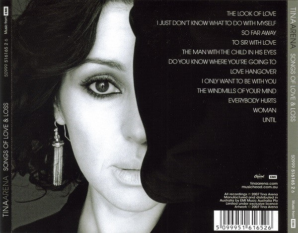 Tina Arena : Songs Of Love & Loss (CD, Album)