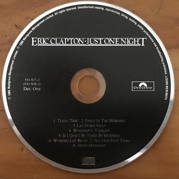 Eric Clapton : Just One Night (2xCD, Album, RE, RM)