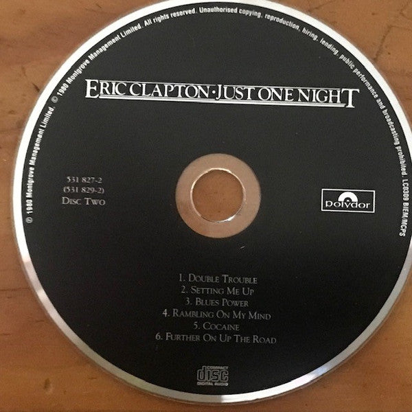 Eric Clapton : Just One Night (2xCD, Album, RE, RM)