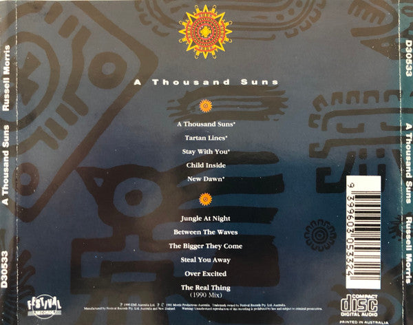 Russell Morris : A Thousand Suns (CD, Album)