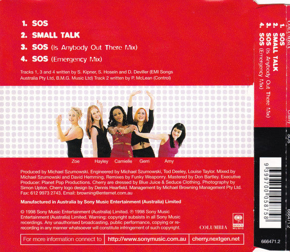 Cherry (12) : SOS (CD, Single)