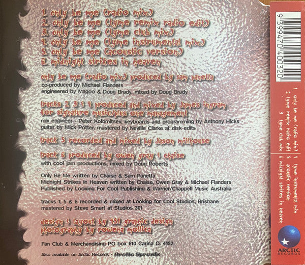 Chaise : Only Be Me (CD, Maxi)