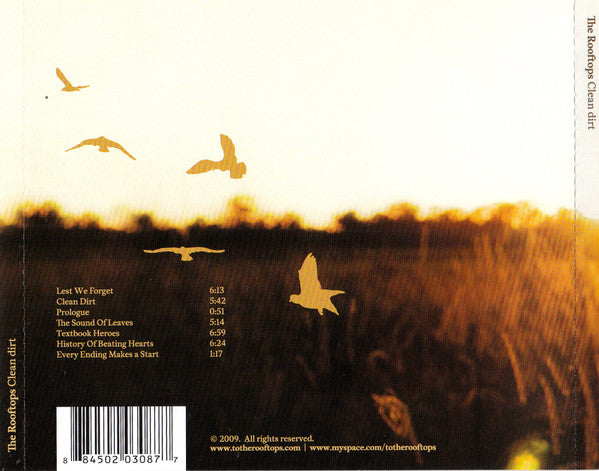 The Rooftops : Clean Dirt (CD, Album)