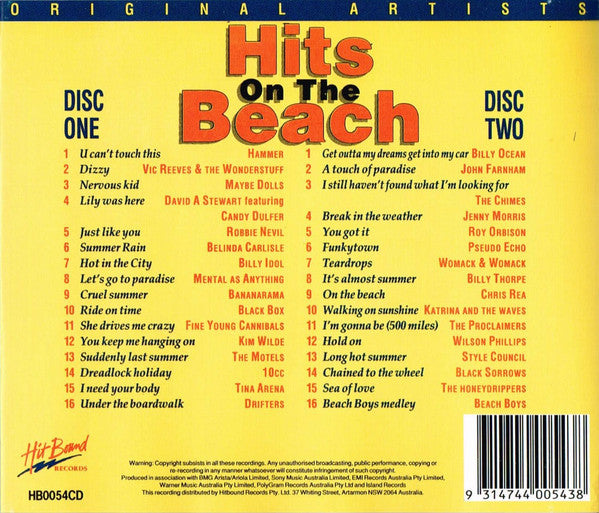 Various : Hits On The Beach (2xCD, Comp)