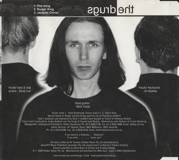 The Drugs : Pop Song (CD, Single)