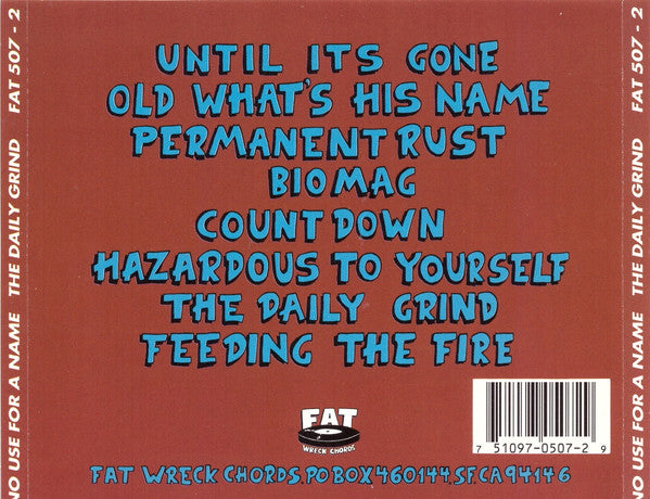 No Use For A Name : The Daily Grind (CD, Album, RP)