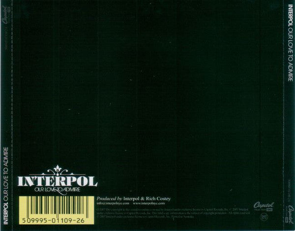 Interpol : Our Love To Admire (CD, Album, RE)