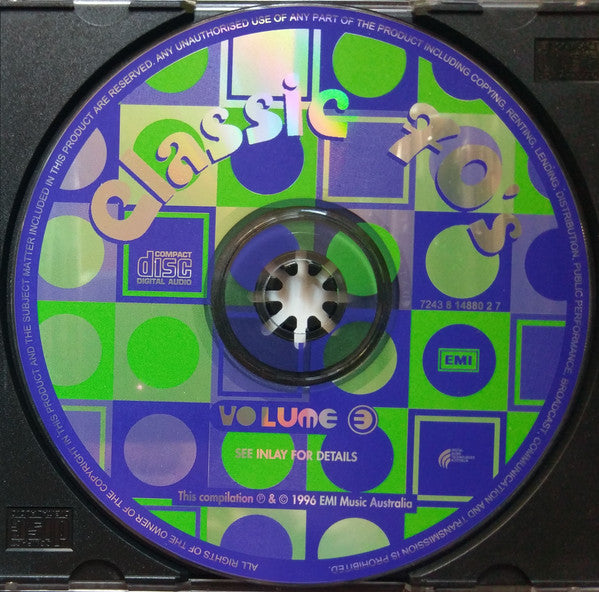 Various : Classic 70's Volume 3 (CD, Comp)
