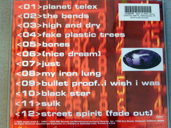 Radiohead : The Bends (CD, Album, Club, BMG)
