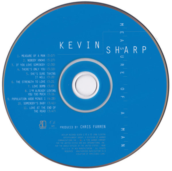 Kevin Sharp (2) : Measure Of A Man (HDCD, Album)