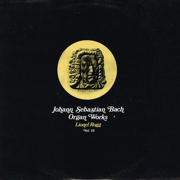 Johann Sebastian Bach / Lionel Rogg : Organ Works Vol. 16 (LP, Album, Club, RE)