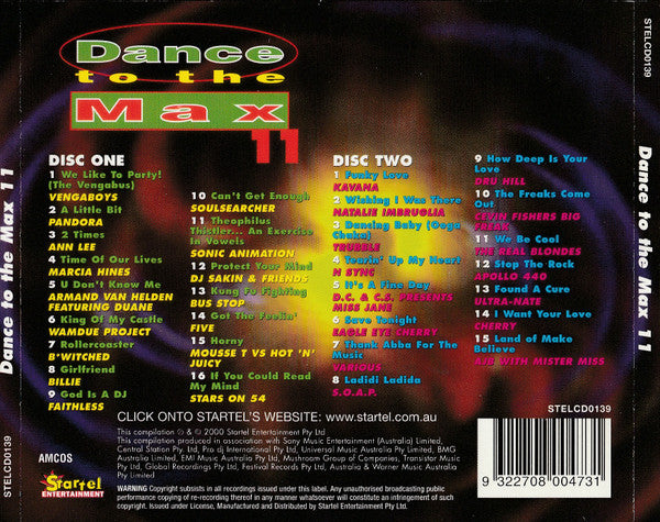 Various : Dance To The Max 11 (2xCD, Comp)