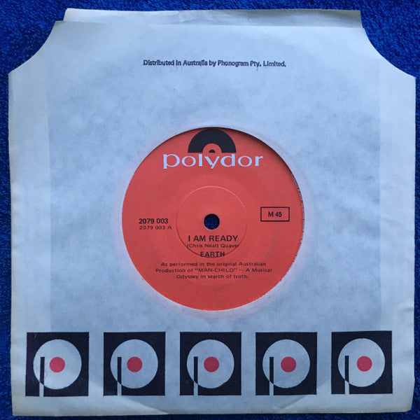 Earth (15) : I Am Ready  (7", Single)
