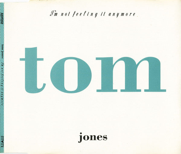 Tom Jones : I'm Not Feeling It Anymore (CD, Single)