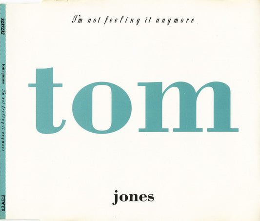 Tom Jones : I'm Not Feeling It Anymore (CD, Single)