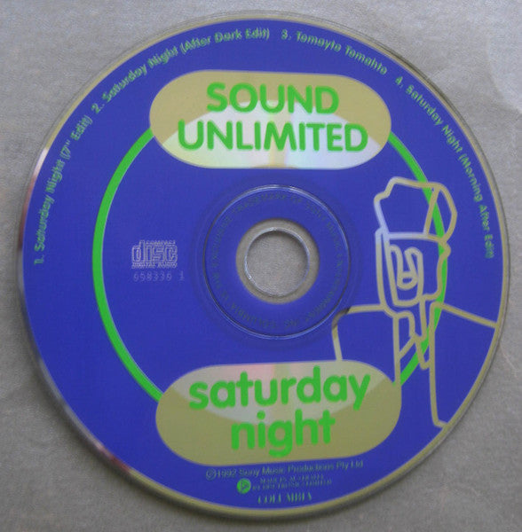 Sound Unlimited (2) : Saturday Night (CD, Single)