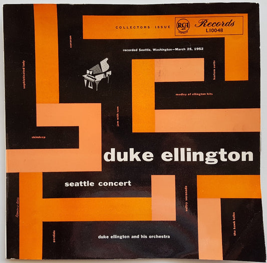 Duke Ellington And His Orchestra : Seattle Concert (LP, Album, Gat)