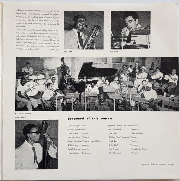 Duke Ellington And His Orchestra : Seattle Concert (LP, Album, Gat)