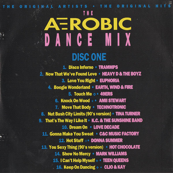 Various : The Aerobic Dance Mix (2xCD, Comp, P/Mixed)