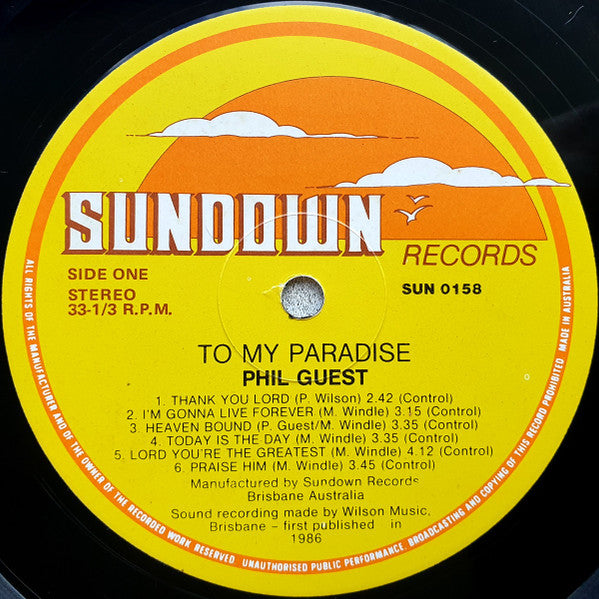 Phil Guest* : To My Paradise (LP)
