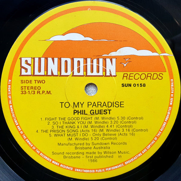 Phil Guest* : To My Paradise (LP)