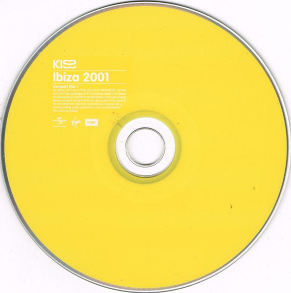 Various : Kiss Ibiza 2001 (2xCD, Comp, M/Print, P/Mixed)