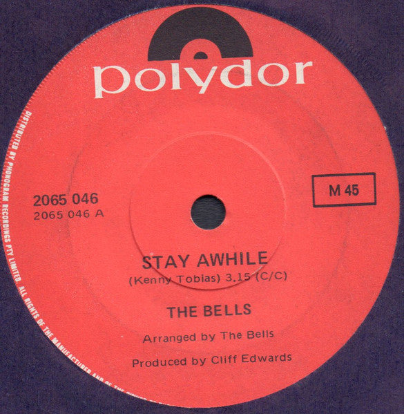 The Bells (2) : Stay Awhile (7", Single)