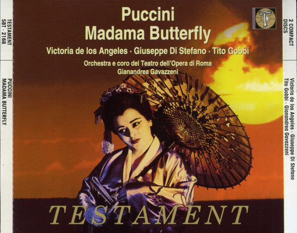 Puccini* / Gianandrea Gavazzeni : Madama Butterfly (2xCD, Album, Mono, RE, RM)