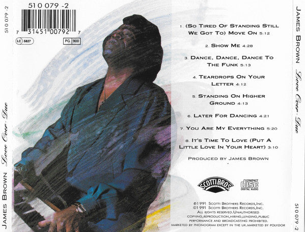 James Brown : Love Over-Due (CD, Album)
