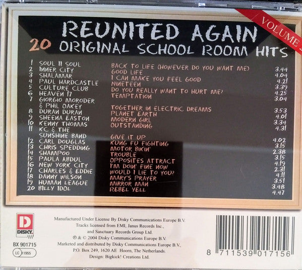 Various : Reunited Again - 20 Original School Room Hits - Volume 2 (CD, Comp)