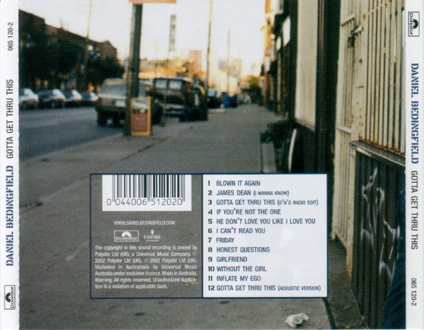 Daniel Bedingfield : Gotta Get Thru This (CD, Album)