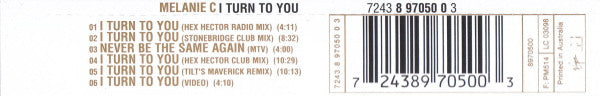 Melanie C : I Turn To You (CD, Single, Enh)