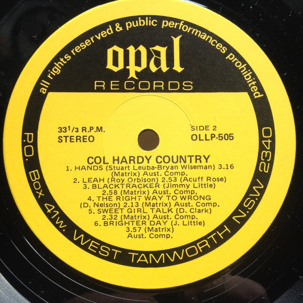 Col Hardy : Country (LP, Album)