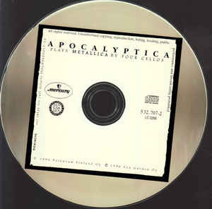 Apocalyptica : Plays Metallica By Four Cellos (CD, Album, RE)