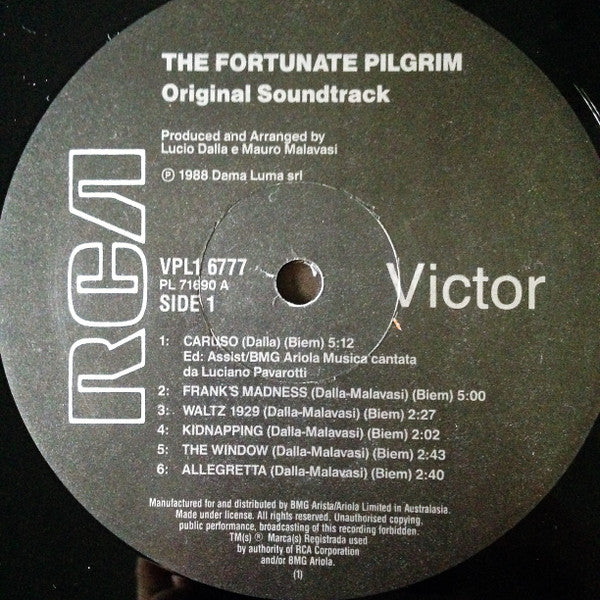 Lucio Dalla And Mauro Malavasi : The Fortunate Pilgrim (LP)