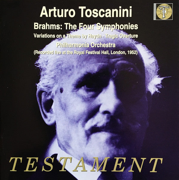 Arturo Toscanini, Brahms*, Philharmonia Orchestra : Brahms: The Four Symphonies; Variations On A Theme By Haydn; Tragic Overture  (3xCD, Album, Mono, RM)